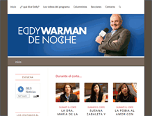 Tablet Screenshot of eddywarman.tv
